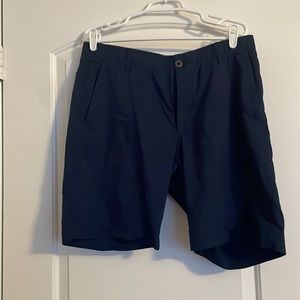 Men’s Navy Blue Under Armour Golf Shorts Size 36